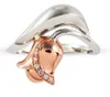 Oorbellen ketting 3 pc's/set rozenbloemen ringen sets sets romantische prachtige sieraden set accessoires voor dames valentijnsfeestjes cadeaus 2022