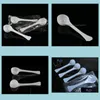 Measuring Tools Kitchen Kitchen Dining Bar Home Garden 1000Pcs 3G Spoon 3 Gram 6Ml Food Grade Pp Milk Powder Liquid Round-B Dhi7U