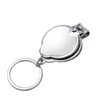 Chaveiros sublimação em branco Clippers Keychain com anel -chave DIY transferência de calor em branco Pingentnts Board Ornamentos T8DE