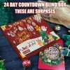 24 Grid Beauty Blind Box Natale Bellissimi kit di adesivi per unghie Piccoli ornamenti Prodotti per unghie Regali creativi