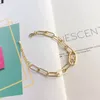 Nuevo estilo Pulseras Mujeres Brazalete Diseñador Joyas Cristal 18K Chapado en oro 925 Plateado Acero inoxidable Pulsera Cadena Amantes de la boda Regalo L094