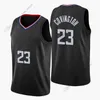 Maillots de basket-ball imprimés sur mesure 2022 New City Basketball Jerseys 22 Rodney Hood 23 Robert Covington 24 Norman Powell 37 Semi Ojeleye Bleu Blanc Noir Haut