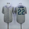 Vintage College Beyzbol Jersey 15 Kyle Seager 22 Robinson Cano 23 Nelson Cruz 51 Suzuki Ichiro 56 Jim Bouton Formaları Erkek Kadın Gençlik