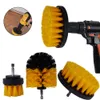 3pcs/set Power Scrub Brushes Electric Drill Cleaning Brush head for Kitchen Bathroom Shower Tile Grout Cordless Scrubber Attachment Brush 6 colors