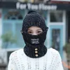 Beanie/Skull Caps 2022 Winter Knitted Beanies Hats Women Thick Warm Beanie Skullies Hat Female Balaclava Bonnet Outdoor Riding Sets Davi22