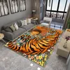 Tappeti di stampa 3D con motivo tigre all'ingrosso a basso prezzo per soggiorno, camera da letto, balcone, ingresso, tappetini per esterni, modelli di dimensioni multiple opzionali