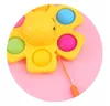 顔フィジットのおもちゃの子供たちのプッシュバブルの自閉症の感覚の指示の形の減圧玩具サプライズギフト卸売