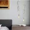Pendant Lamps Nordic Resin Squirrel Led Lights Modern Industrial Hanging Animal Lamp For Children's Room Kitchen Loft Decor FixturesPend