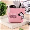 Storage Bags Home Organization Housekee Garden Portable Zipper Purse Creative Coin Bag Lady Fashion Animal Pattern Wallet For Mti Color 1
