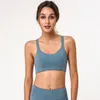 NOUVEAU Gilet de yoga à dos croisé Vêtements d'été Soutien-gorge de sport pour dames Rassemblant de beaux sous-vêtements au dos Soutien-gorge de sport Réservoir Brassière avec coussinet de poitrine Rassemblant les chocs