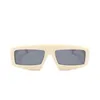 Zonnebril Vierkante Oversized Vrouwen Mannen Designer Zonnebril Famale Retro Flat Top Sunglass Oculos De SolSunglassesSunglasses