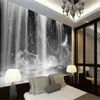 HD 3Dの壁紙壁画の滝雲の壁紙のための壁紙のための壁画の居間の寝室のソファの背景の装飾