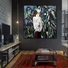 Pósteres de lienzo con retrato de mujer desnuda de pensamiento abstracto, Impresión de arte de pared, pintura moderna, cuadro decorativo para dormitorio y sala de estar