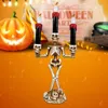 LED Candle Light Skeleton Halloween LED Candelabra Skull Party Lamp Halloween decoration lights ghost festival atmosphere Y20100624300815