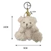 Keychains niedliche Plüsch Koala Schlüsselbären Spielzeugbärenpuppe Imitation Fell Fluffy Rucksack Anhänger Welpe Ornament Geschenk Großhandel Enek22