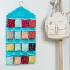 Creative Happy Gifts Houseched Storage Bolders 16 Pockets Clear Hanging Sac chaussettes BRA Sous-vêtements Organisateur de stockage de stockage à rack