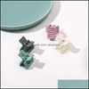 Cramps Hair Bijoux Mini Taille Square Shape Longueur 2,2 cm Pure Color Plastic Claw Clips European Femme Lady Sc Dht7h