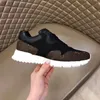 Mens Casual Flat Trainer Sneaker Luksusowy projektant oddychający biały sport sport