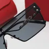 Man Carti szklanki projektant okularów przeciwsłonecznych Kobieta okulary przeciwsłoneczne kwadratowy rama najemca metalowy trend czarny luksusowe okulary sportowe okulary mody swobodne ramy