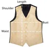 Gilets pour hommes Noir formel hommes gilet avec double boutonnage col en V une pièce costume masculin gilet personnalisé mariage smoking taille manteau mode kare22