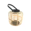 Candle Holders Outdoor courtyard indoor decoration plastic rattan nail lantern wind lamp candle holder2065029