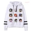 Игра Genshin Impact Account Hoodie Unisex Hu Tao Cosplay Whotherts Kawaii Manga Графическая толстовка уличной одежды. Случайные пуловки Y220713