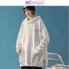 Nellargel Vrouwen Y2k Solid 6 Kleuren Harajuku Hooded Sweaters 2022 Vrouwelijke Vintage Koreaanse Mode Sweatshirts Meisje Oversized Hoodie T220726