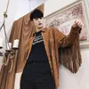 Herrjackor Spring Autumn Men's Suede Tassel Jacket Design Punk Hip Hop Male Casual Streetwear Street Style Style Män W2265 MEN'S