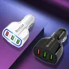 3 ports USB Fast rapide Charge QC3.0 3.5a Charger de voiture double pour iPhone Samsung Huawei Xiaomi iOS Android Téléphone Universal