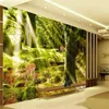 Forest 3D Wallpaper Mural Custom Mural Non-woven Wallpapers For Living Room Bedroom HD Background Wall