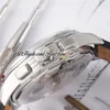 BLS Premier B01 42 mm Eta A7750 Automatik-Chronograph Herrenuhr, Stahlgehäuse, weißes schwarzes Zifferblatt, Strichmarkierungen, Lederarmband, Super Edition, AB0118221B1P1 Puretime 03c3