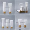 Packing Bottles Office School Business Industrial Newempty White Plastic Squeeze Tubes Bottle Cosmetic Cream Jars Refillable Travel Lip Ba
