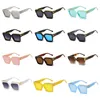 Marke Brief Sonnenbrille Einfache Strass Sonnenbrille Mit LOGO Männer Frauen UV400 Outdoor-aktivitäten Brillen Mehrfarbig Optional