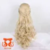Nxy Wigs Game Game and Fire Song Danilis Tangorian Mother Mother Long Curly Hair Cos 220527