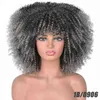 NXY Wigs Chemical Fiber Full Head Hair Kvinnlig liten Curly Explosive S headcover 220527