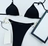 Designer Toppar Dam Badkläder Sexiga Bikinis Set Dam Sommar Baddräkt Mode Strandbaddräkt 001