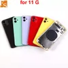 30Pcs Back Housing for iPhone 11 Cover Battery Door Rear Cover Chassis Middle Frame with Glass 11Pro 11 Pro Max