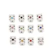 60 Teil/los Nette Mehrfarbige Birthstone Mädchen charme Schwimm Medaillon Charms Fit Für Magnetische Wohn Medaillon Anhänger Mode Schmuck