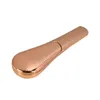 Mini Metal Journey Spoon Pipe 3.8inches Smoking Pipe Bubblers With Gift Box Magnet Magnetic Portable Dry Herb Tobacco Smoke Accessory