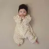 Infant Spring and Autumn Long-sleeved Cute Jumpsuit Baby Loose and Casual Korean Style Romper Baby Clothes G220509