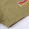 Camisas casuais masculinas macacão masculino de moda de cor de coloração militar de manga curta de manga curta tops masculinos brancos com mangas compridas