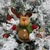Juldekorationer Santa Claus Snowman Reindeer Plush Doll Pendant Tree Ornament Home Xmas Decoration GiftSchristmas
