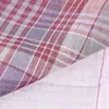 Dzieje remisowe 12pcs Mężczyźni 100% bawełniane kratę kontroli print chusteczka kieszonkowa kieszonkowa