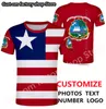 Liberia T Shirt Free Custom Made Numer Numer T-Shirt Nation Flag Republic Liberian Country College Ubrania 220609