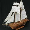 1 set 1100 Halcon Wooden Boat Model Kit DIY Barco Asamblea de decoración 220726