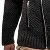 Herfst winterheren truien nieuwe casual zipper Cardigan trui mannen volle mouw capuchon gebreide trui massief gebreide kleding jas l220704