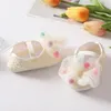 First Walkers Baby Girl Net Garen Bowknot Sweet Princess Shoes Summer Spring Toddler Soft Sole Walking Headband SetFirst FirstFirst