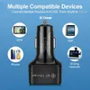 QC3.0 Carregador rápido Fast Charger 6 Portos USB Carregador de carro para iPhone Samsung Huawei tablet CE FCC ROHS Certificado com pacote de varejo