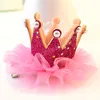 Copricapo a forcina per bambini Ragazza Principessa Maglia Testa Fiore Corona stereo Perle Fermaglio per capelli Barrette Regali di compleanno Accessorio per capelli