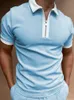 Berömda varumärken Polo Shirt Men Summer Tops Cotton Short Sleeve Pure Color Classic Business Homme US Size 220524